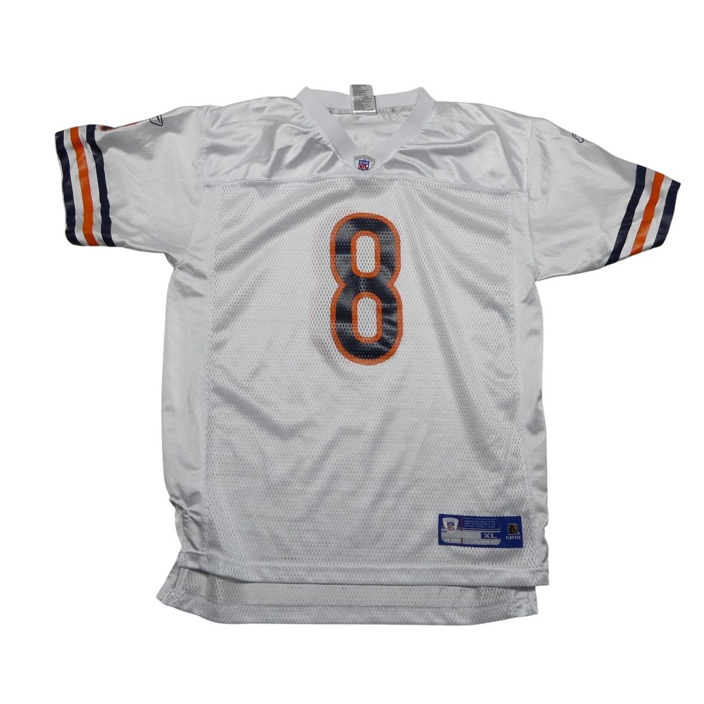 Chicago‎ Bears Football Jersey Boys XL White NFL Reebok Rex Grossman 8 On Field